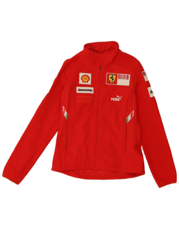 Puma Herre Ferrari Grafisk træningsdragt Topjakke Lille Rød Polyester