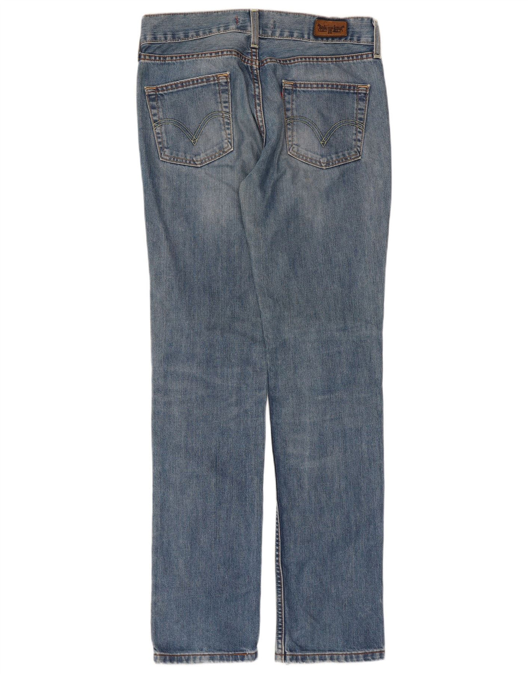 Levi's lige jeans til kvinder W31 L34 blå bomuld