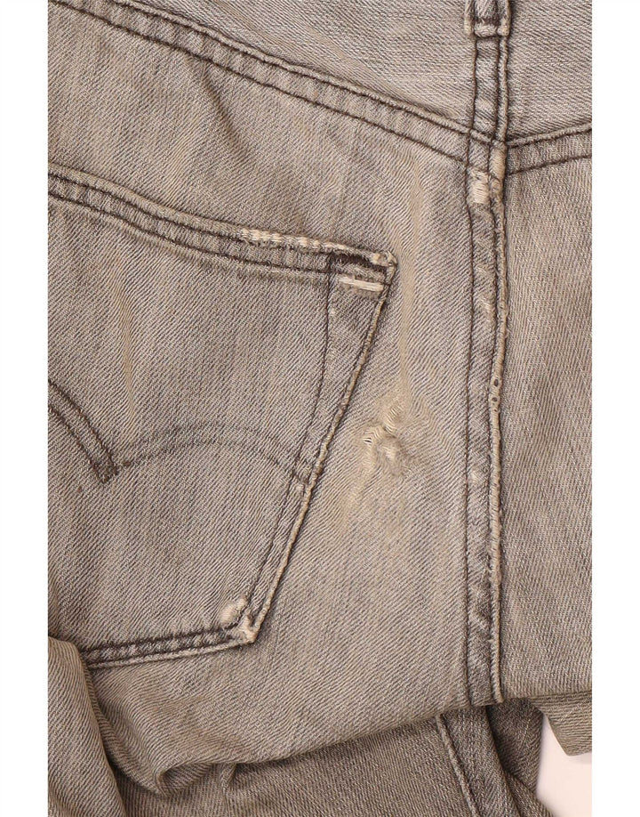 Levi's Dame 501 Straight Jeans W30 L32 Grå Bomuld