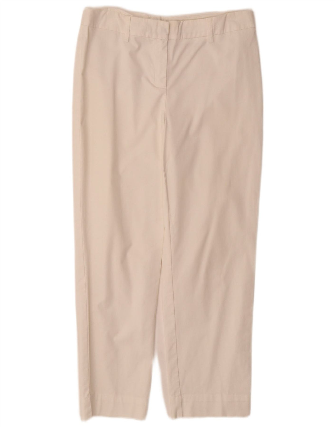 Marella Dame Straight Cropped Trousers W28 L26 White
