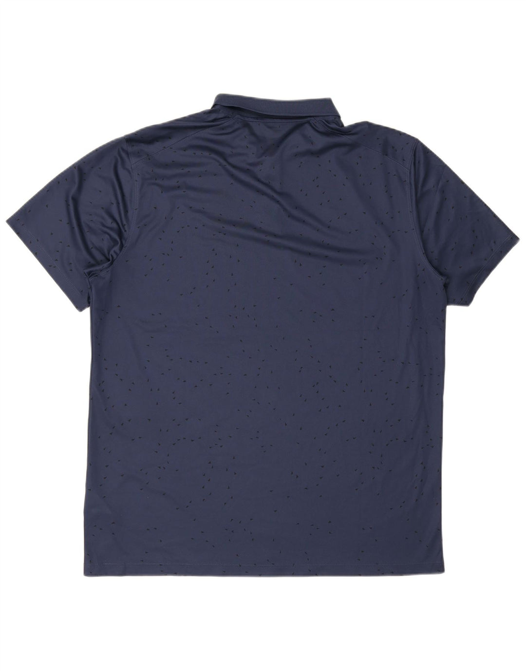 Nike Herre Dri Fit Standard Fit Polo Shirt Large Navy Blue Polyester