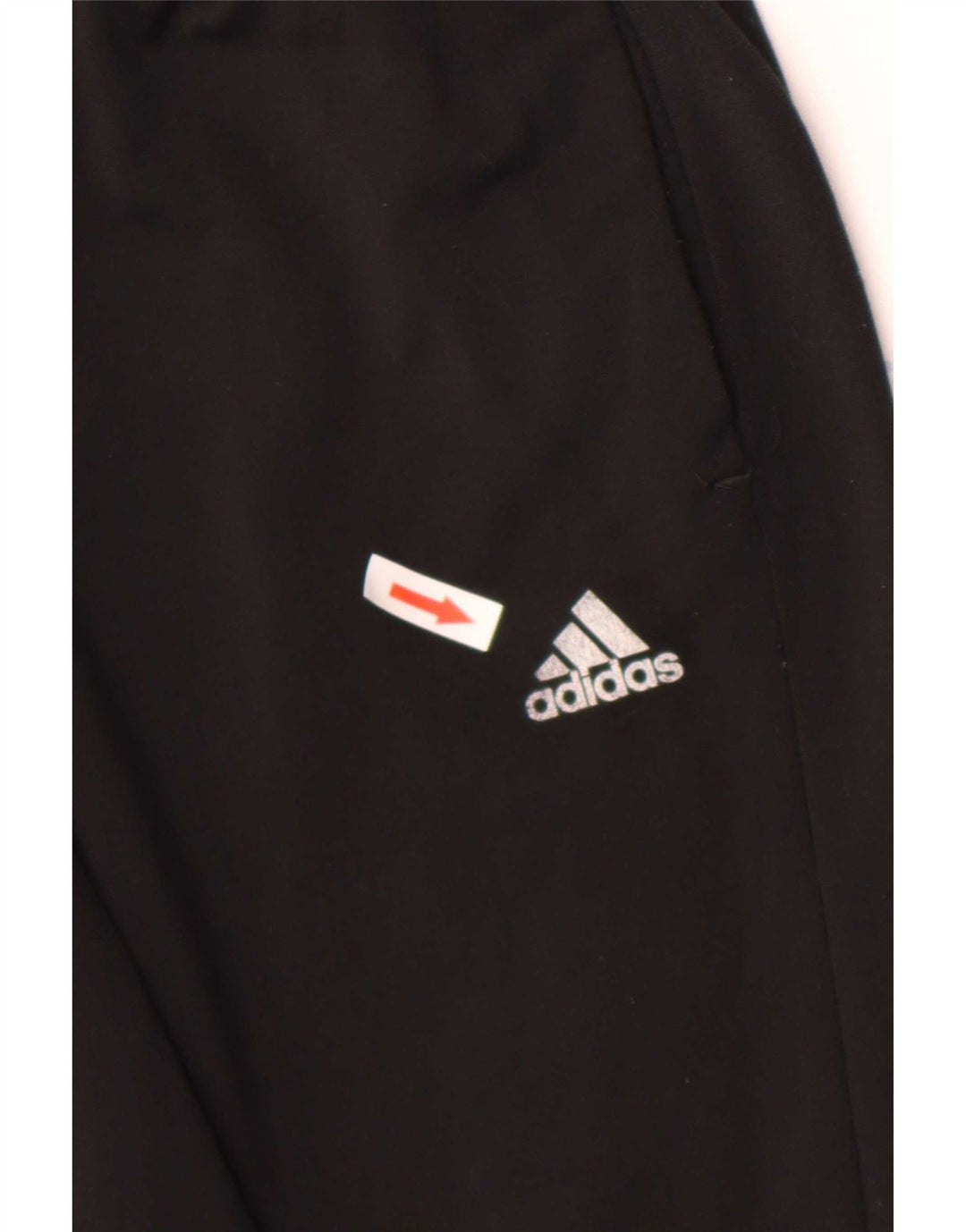 Adidas Drenge Træningsdragt Bukser Joggers 13-14 År Sort Polyester