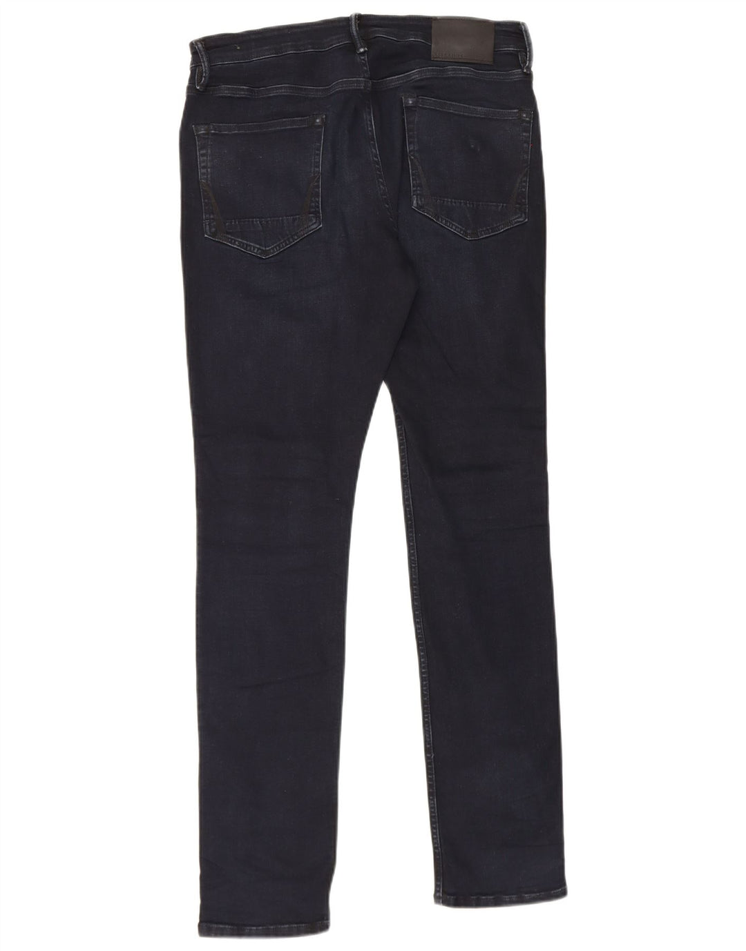 All Saints Herre Cigarette Slim Jeans W32 L32 Marineblå Bomuld