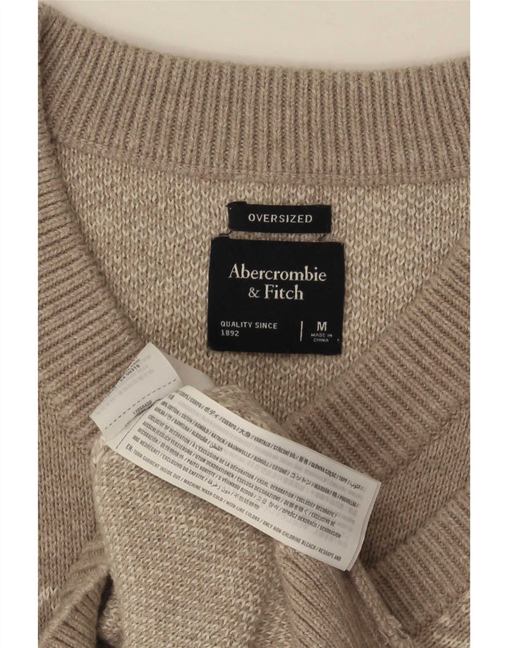 Abercrombie & Fitch Herre Oversized Vest Tank Top Medium Grå Houndstooth