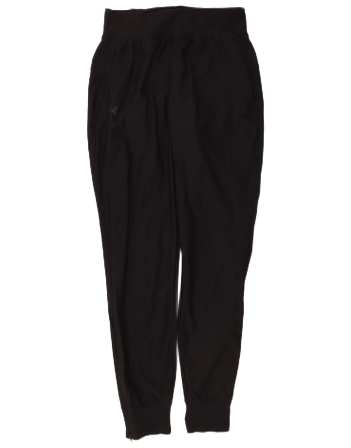 Under Armour Dame træningsdragt Bukser Joggers UK 8 Small Black Elastan