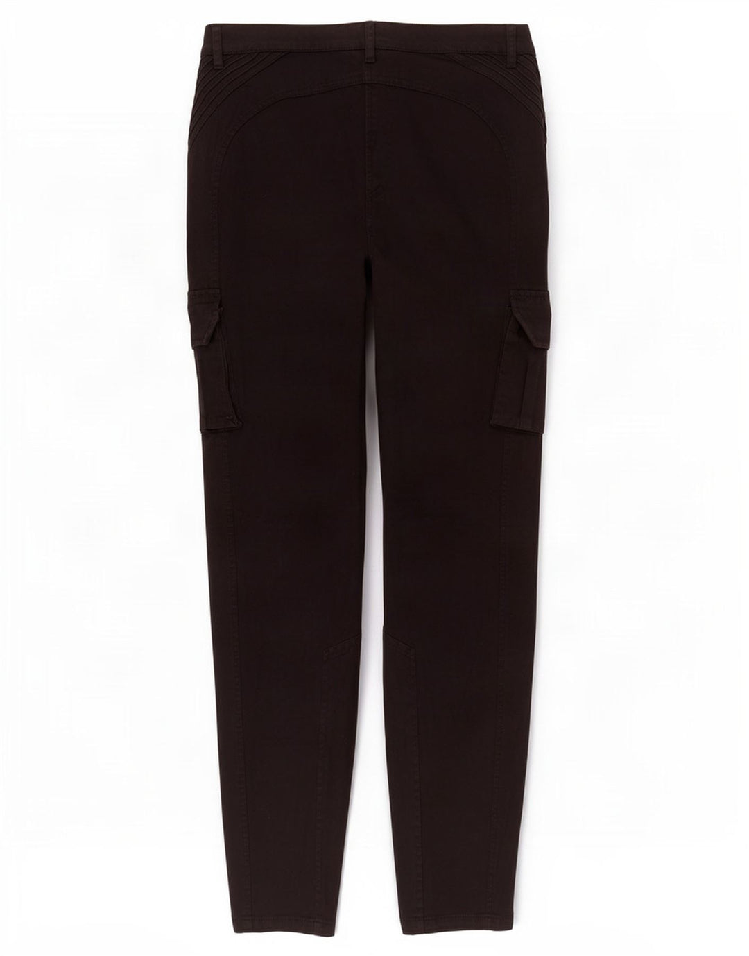 Zara Dame Slim Cargo Bukser EU 40 Medium W30 L30 Sort Bomuld