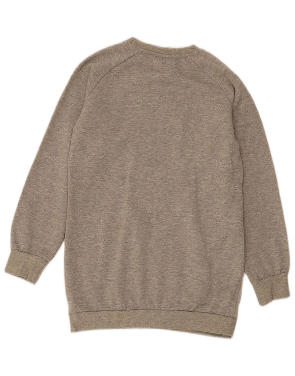 Champion Piger Sweatshirt Jumper Kjole 9-10 år Grå Flecked Bomuld