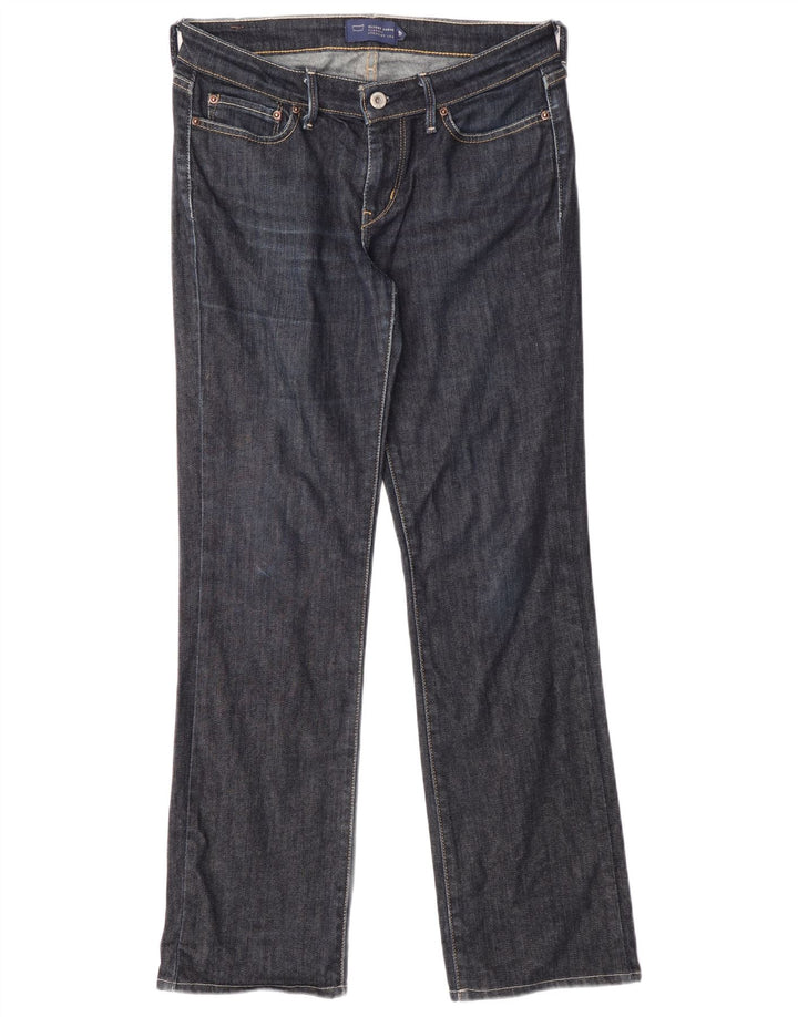 Levi's Womens Slight Curve Classic Fit Straight Jeans W28 L30 Navy Blue