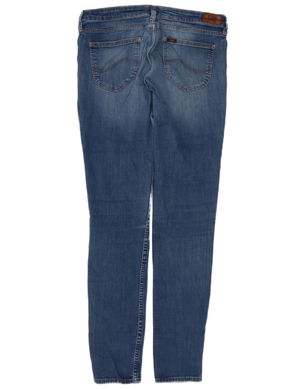 LEE Dame Scarlett Skinny Jeans W33 L30 Blå Bomuld