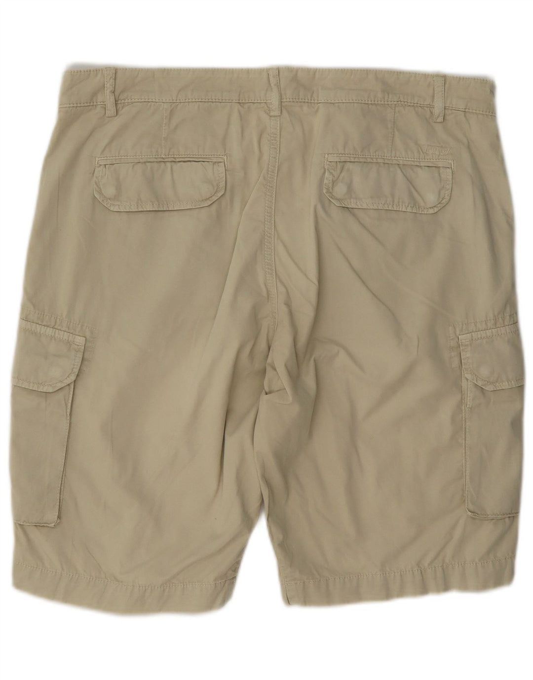 40Weft Herre Cargo Shorts IT 52 XL W38 Beige Bomuld