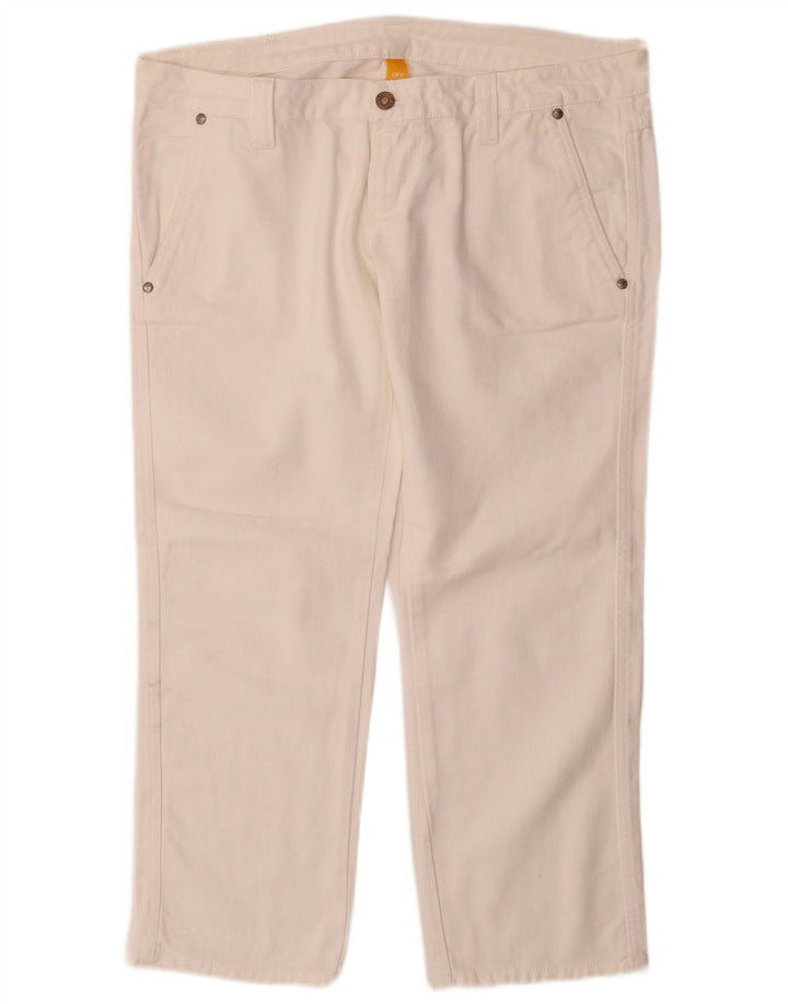 Upstar lige jeans til kvinder W32 L27 hvid bomuld