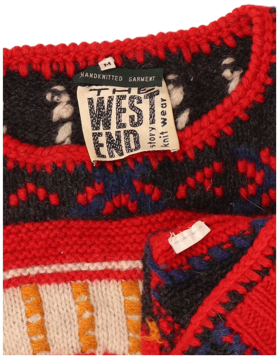 THE WEST END Womens Boat Neck Jumper Sweater UK 14 Medium Multicolored