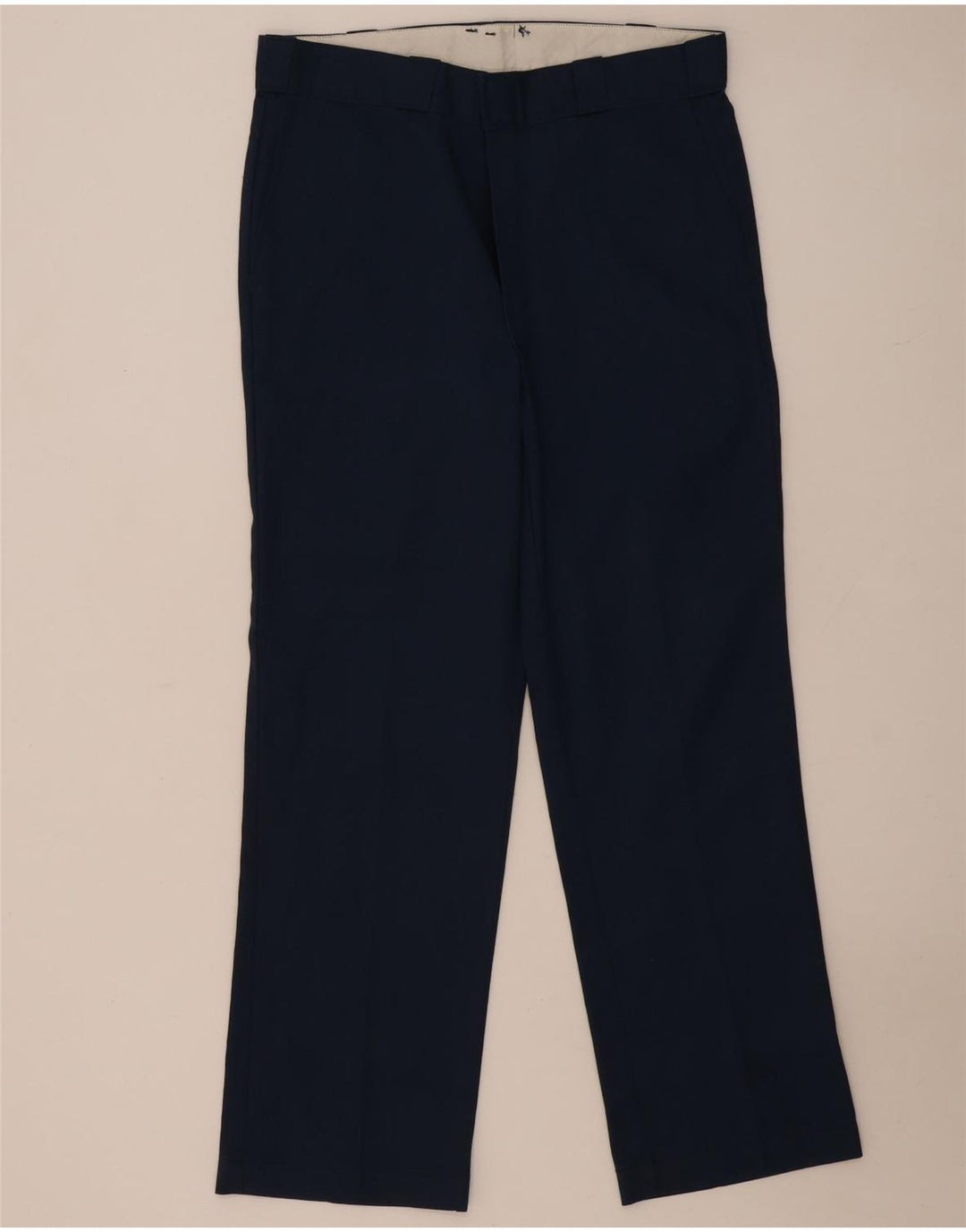 Dickies Straight Chino-bukser til mænd W34 L31 Marineblå polyester