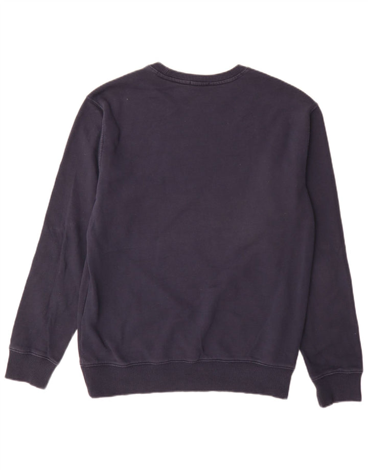 Timberland Herre grafisk Regular Fit Sweatshirt Jumper Medium Marineblå
