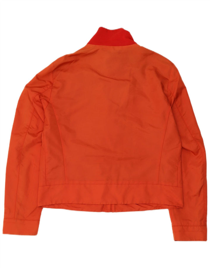 Hugo Boss Herre Crop Bomber Jacket EU 52 XL Orange Polyamid