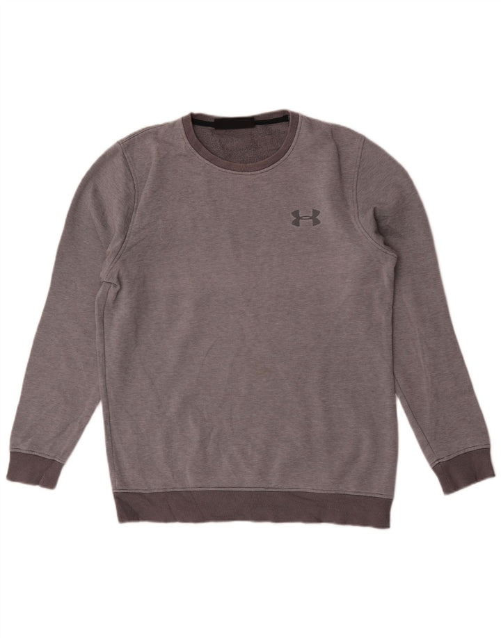 Under Armour Herre Sweatshirt Jumper Medium Grey Pinstripe