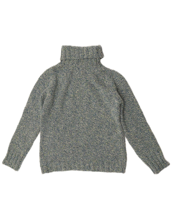 Fisherman Out Of Ireland Dame Rullehals sweater UK 10 Small Blue