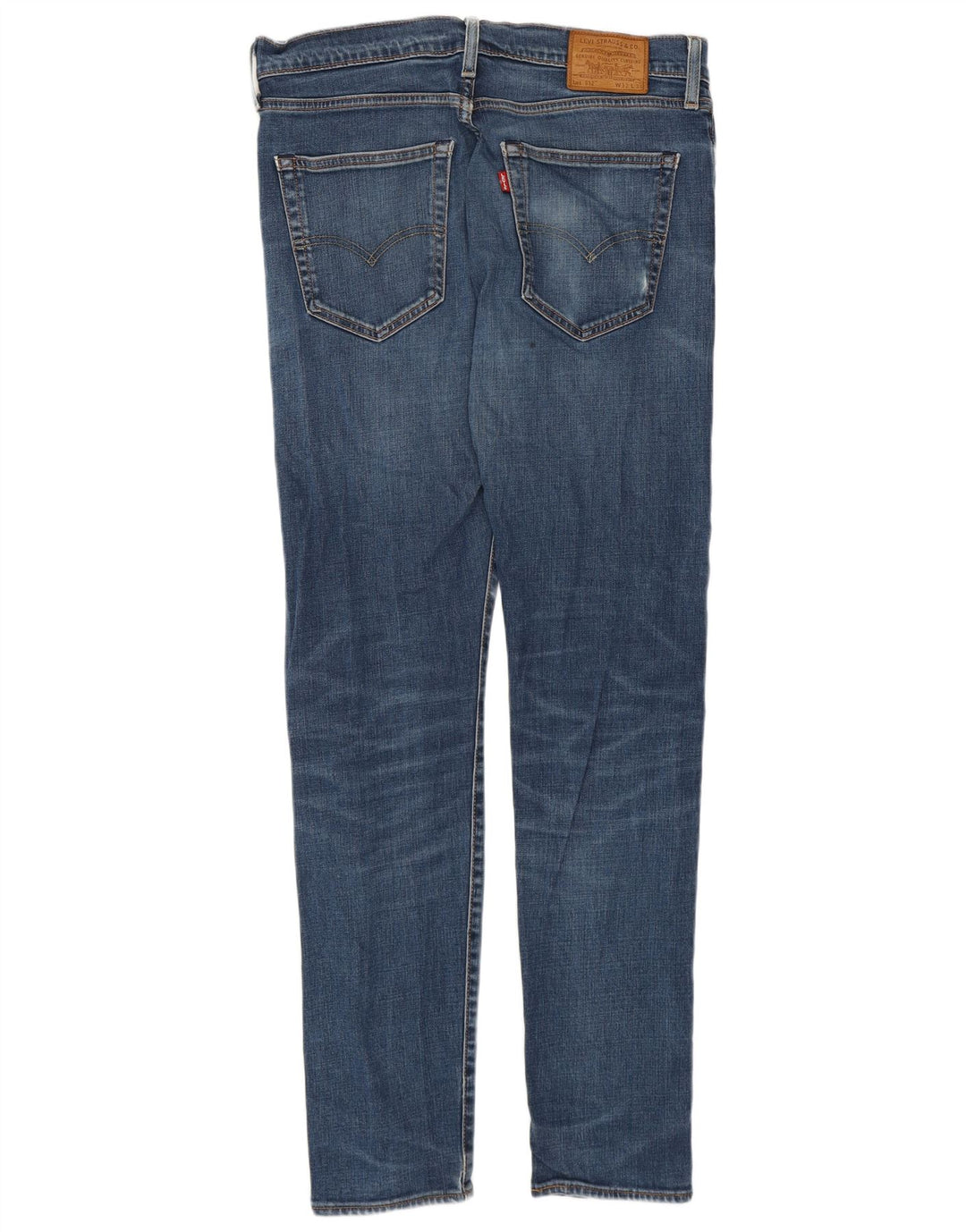 Levi's Herre 512 Slim Tapered Jeans W32 L34 Blå Bomuld