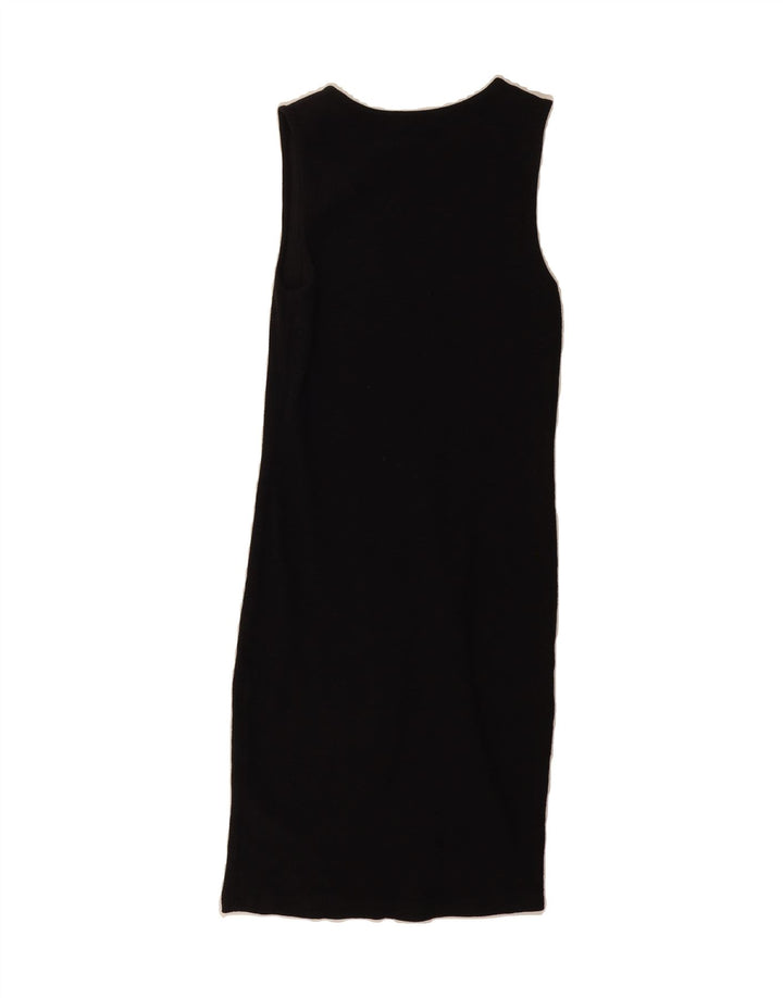 ZARA Womens Sleeveless Sheath Dress UK 12 Medium Black Vintage Zara and Second-Hand Zara from Messina Hembry 