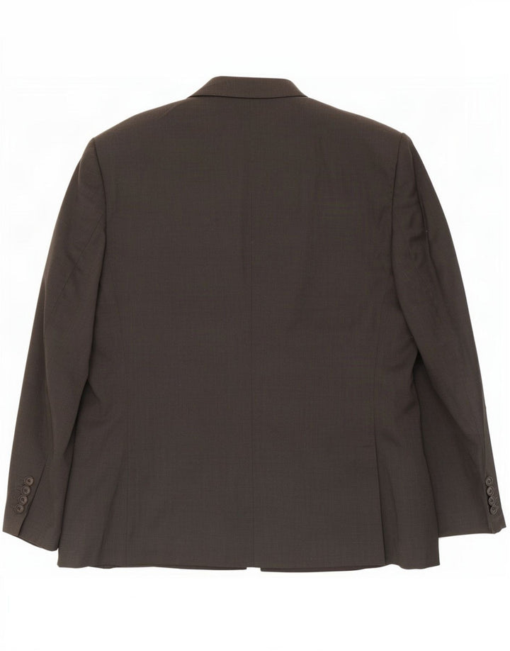 Marks & Spencer Herre 2-knaps Regular Fit Blazer-jakke UK 46 XL Grå Uld