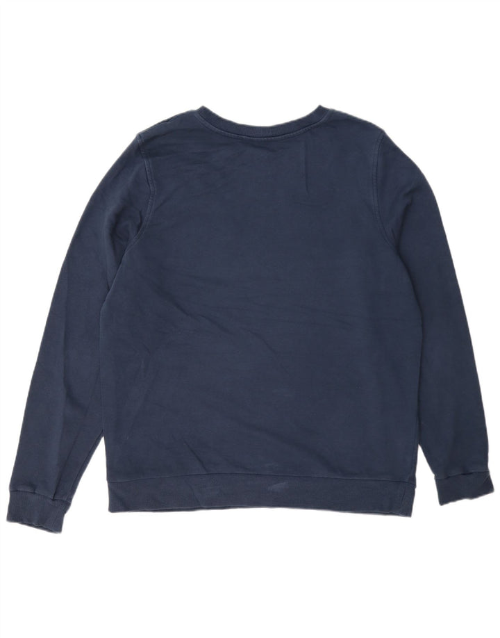 Marks & Spencer Dame Sweatshirt Jumper UK 16 Stor marineblå bomuld