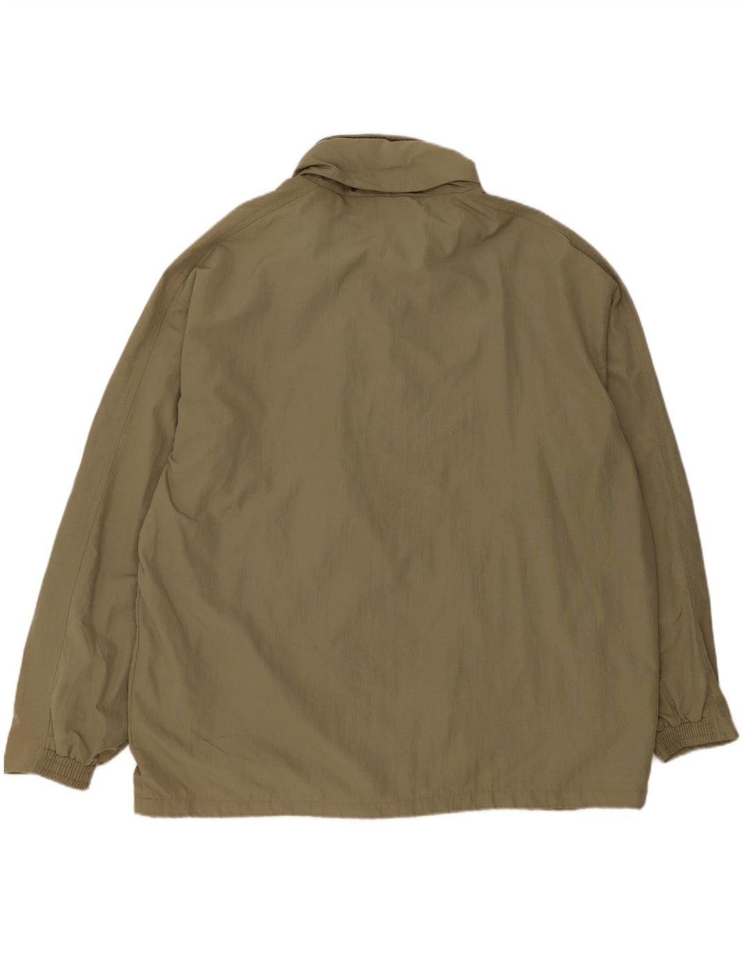DIADORA Regnjakke med hætte til mænd UK 42 XL Khaki Polyamid