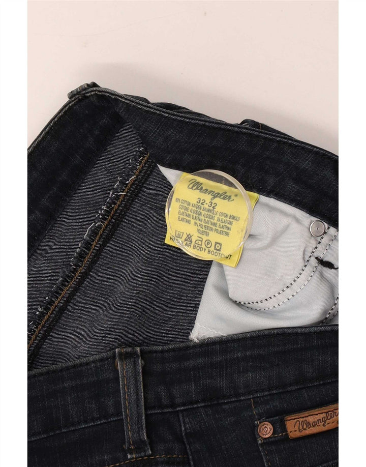 Wrangler Dame Bootcut Jeans W32 L32 Marineblå Bomuld