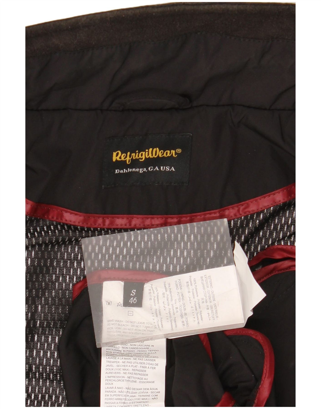 Refrigiwear Bomberjakke til mænd EU 46 Small Black Polyester