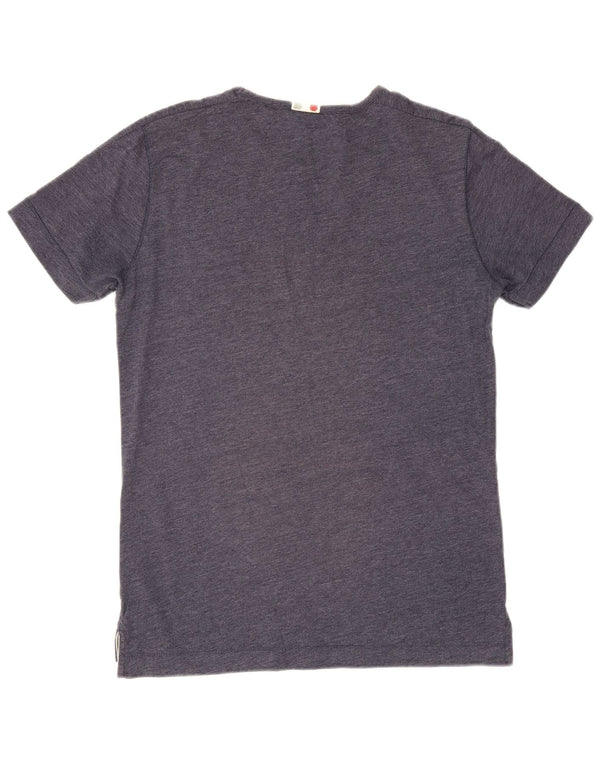 Puma Herre Italia Grafisk T-Shirt Top Medium Navy Blue