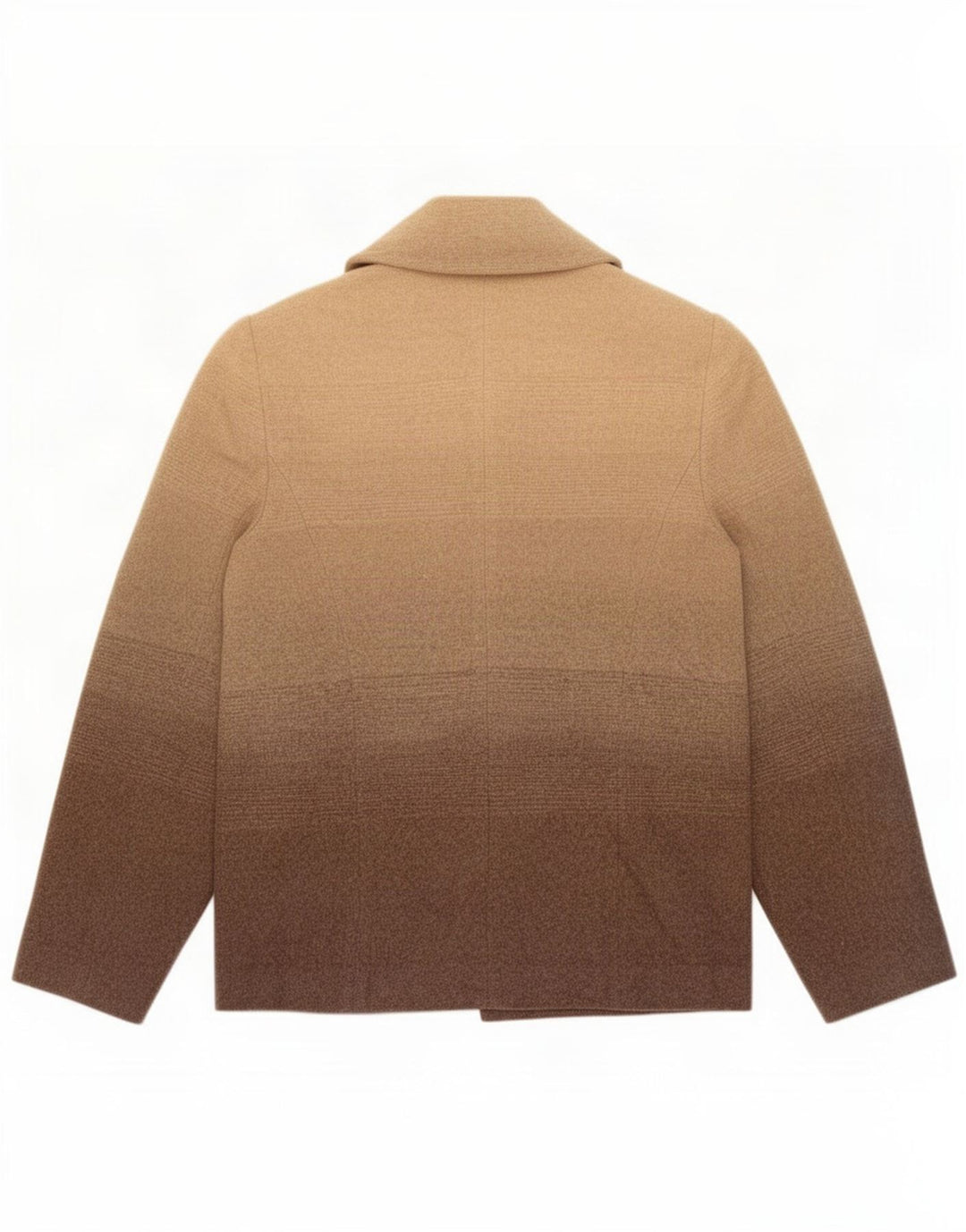 Marks & Spencer Damejakke UK 8 Small Brown Colourblock New Wool
