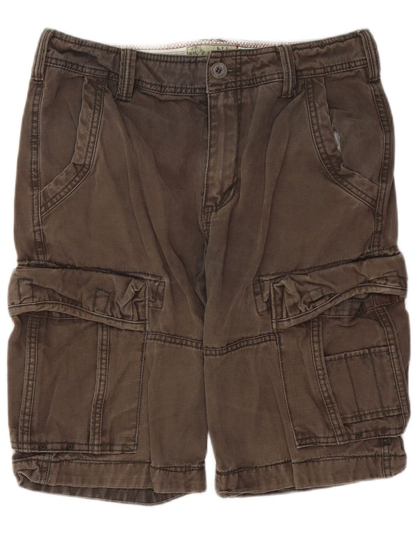 Fat Face Mens Cargo Shorts W32 Medium Grey Cotton
