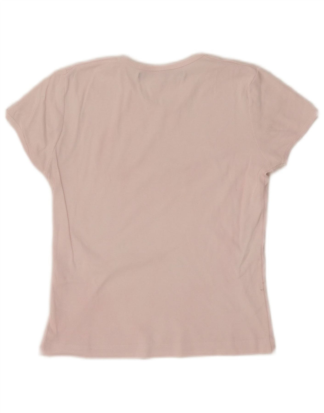 LEE Womens Crop T-Shirt Top UK 12 Medium Pink