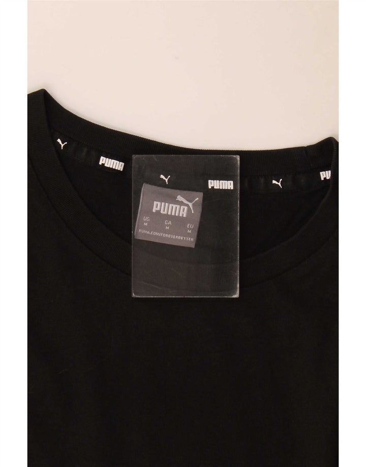 Puma Herre Grafisk T-Shirt Top Medium Sort