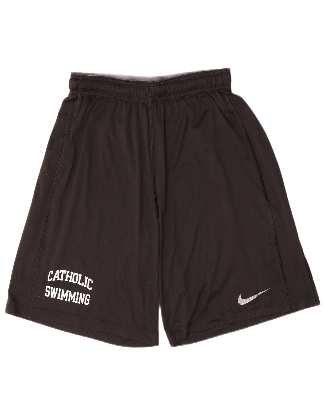 Nike Herre Dri Fit grafiske sportsshorts Medium Sort Polyester