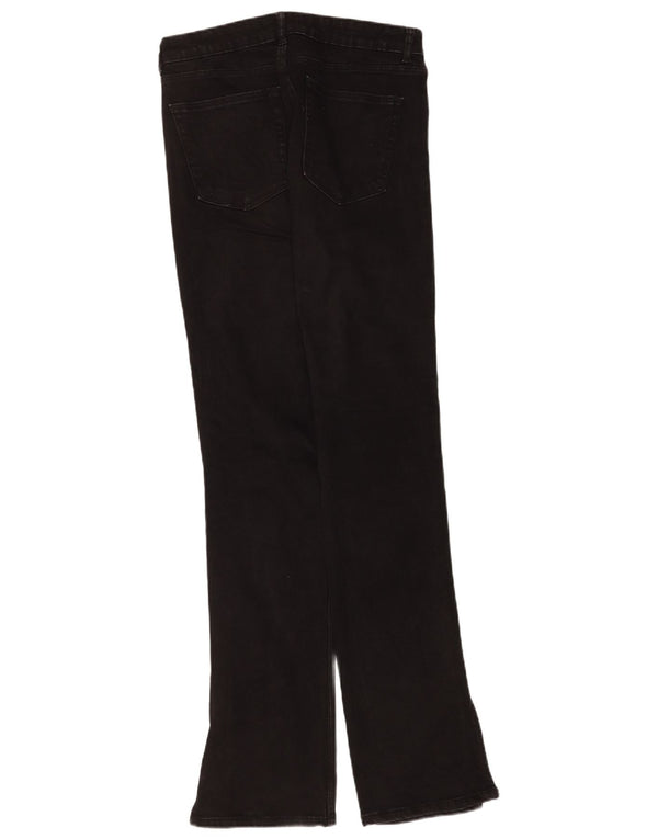 Zara Dame Bootcut Jeans EU 42 Large W32 L33 Sort