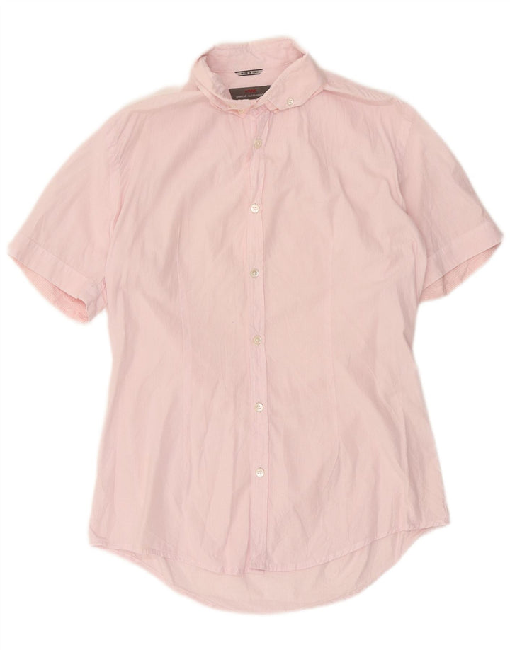 Daniele Alessandrini Herreskjorte str. 39 15 1/2 Medium Pink Nålestribe