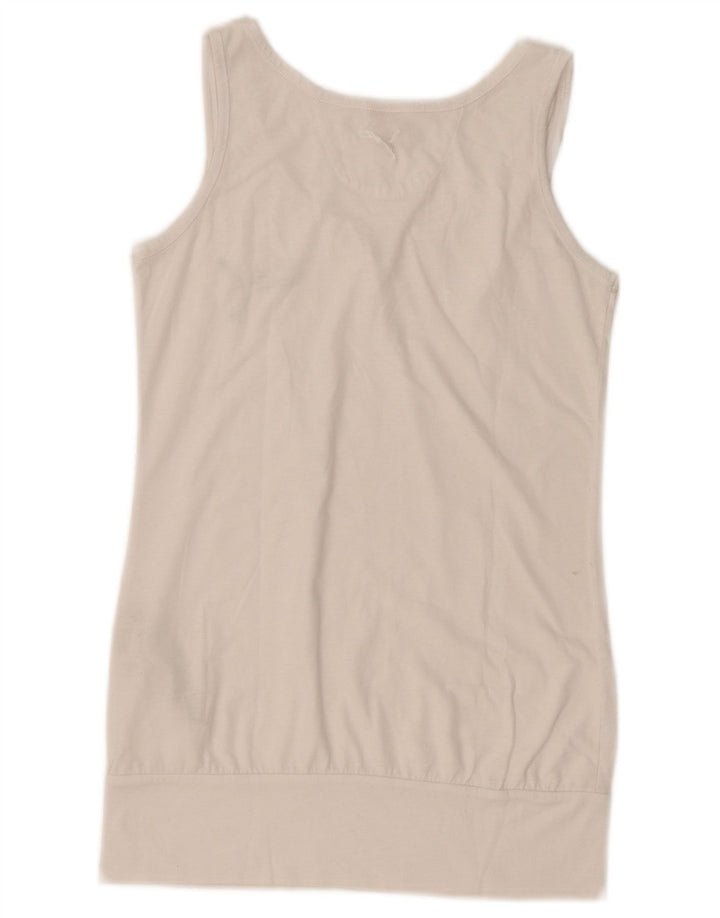 Puma Damevest Top UK 10 Small White Polyester