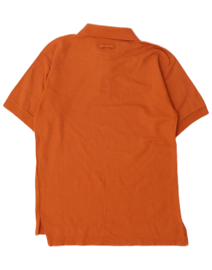 TIMBERLAND Dame Polo Shirt UK 10 Small Orange