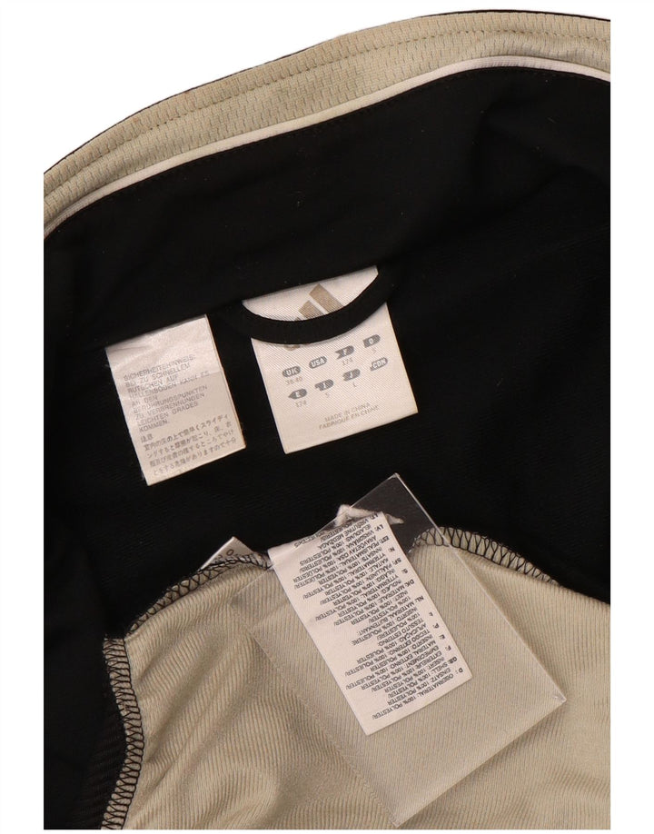 Adidas Træningsdragt til mænd Topjakke UK 38/40 Medium Sort Colourblock