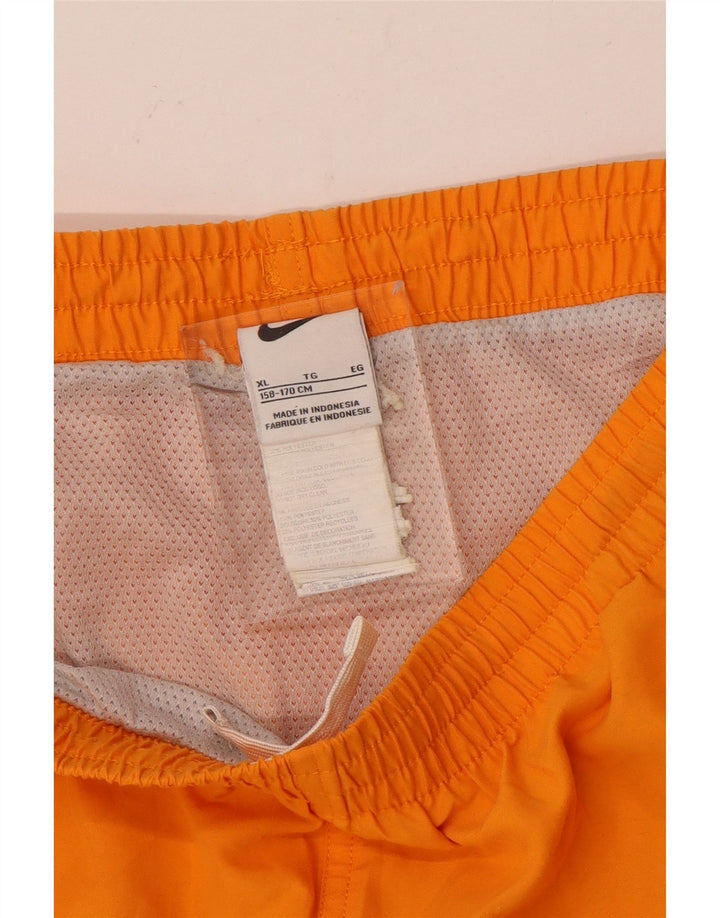 NIKE Badeshorts til drenge 13-14 år XL Orange Polyester