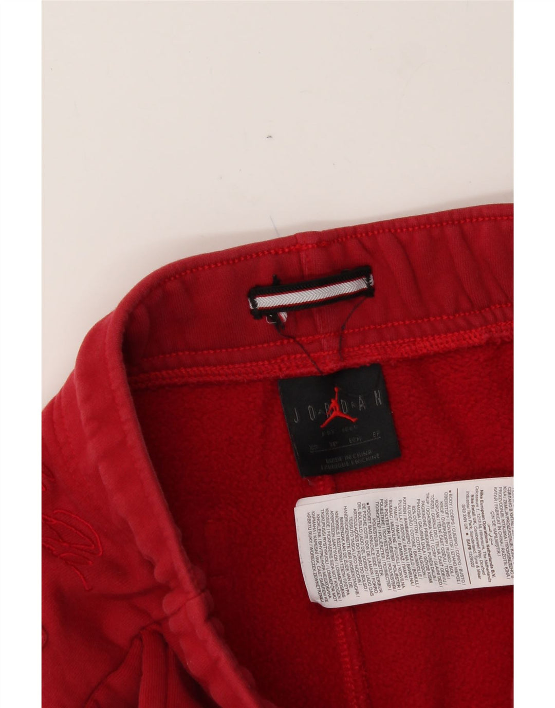 JORDAN Mens Sport Shorts XS  Red Cotton Vintage Jordan and Second-Hand Jordan from Messina Hembry 