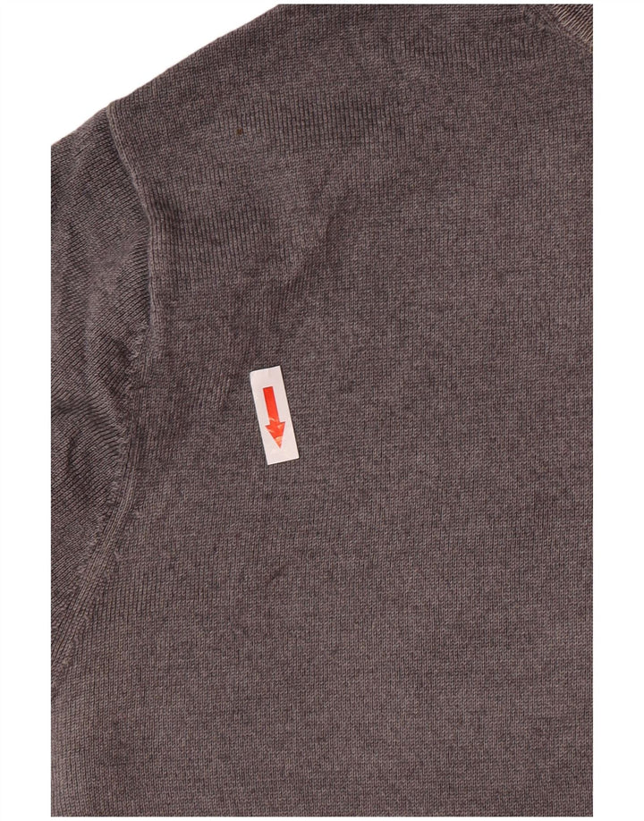 Ungaro Herre Crew Neck Jumper Sweater IT 48 Lille Grå Uld