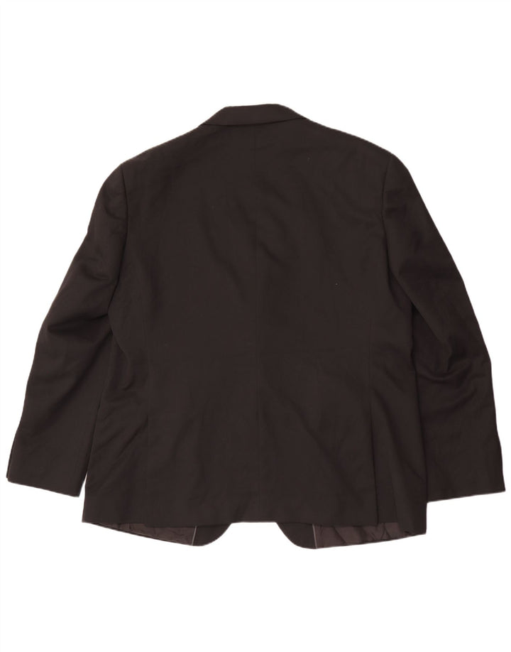 Marks & Spencer Herre 2-knaps blazerjakke UK 46 XL Sort Polyester