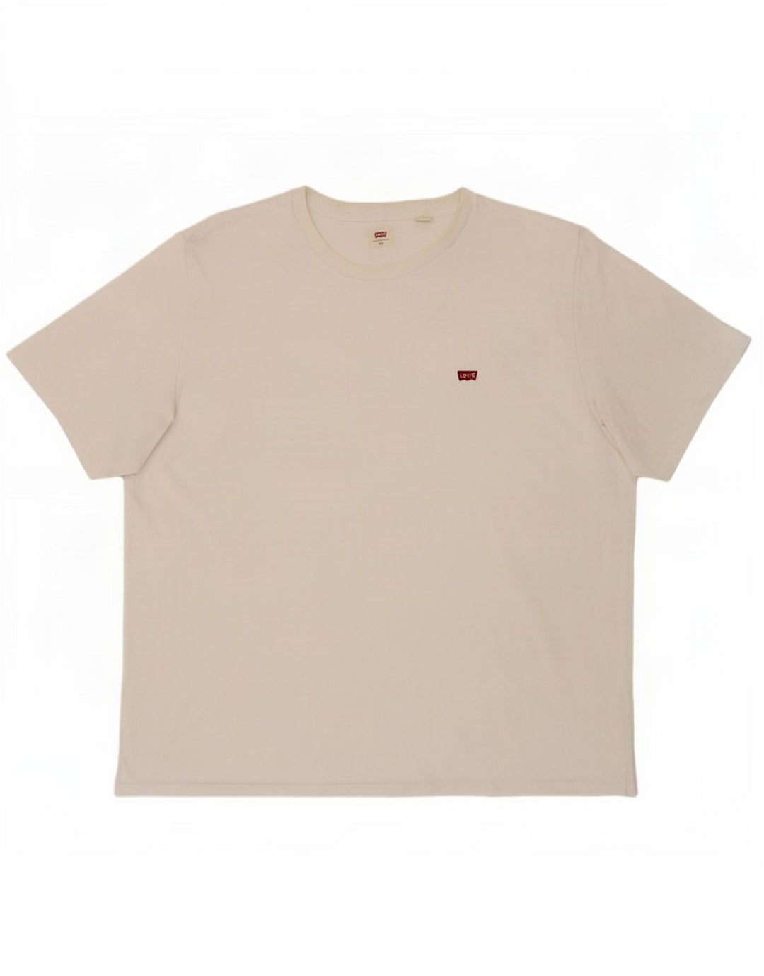 Levi's Herre T-Shirt Top 3XL Hvid Bomuld