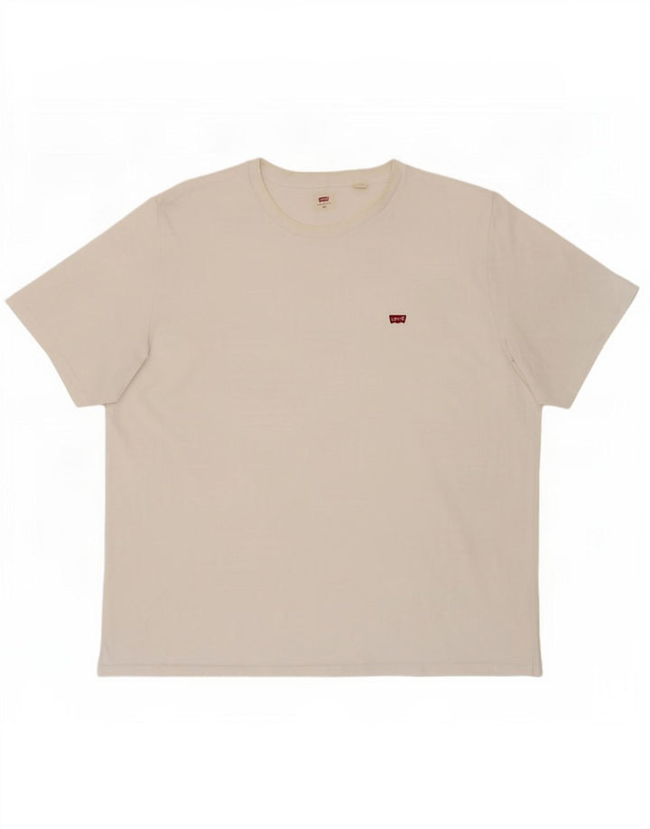 Levi's Herre T-Shirt Top 3XL Hvid Bomuld