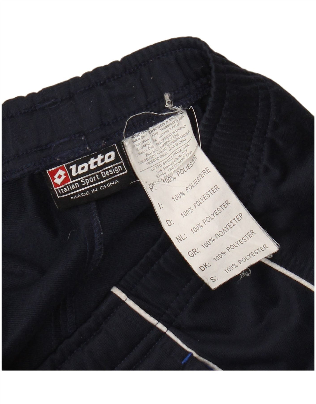 Lotto Herre grafisk træningsdragt Bukser Medium Navy Blue Colourblock