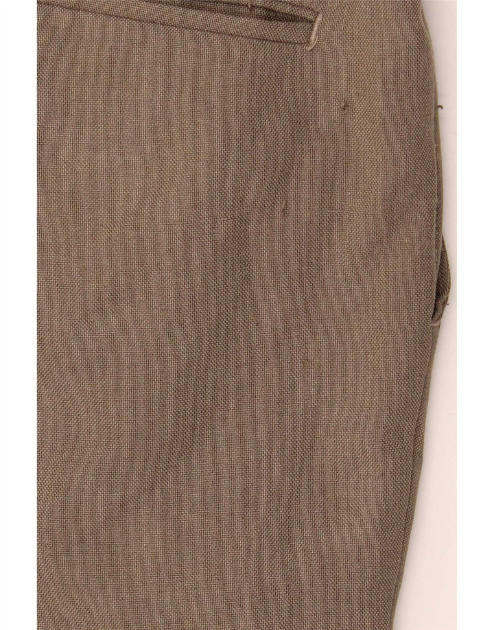 Farah Herre Pegged Suit Bukser W42 L30 Brun Polyester