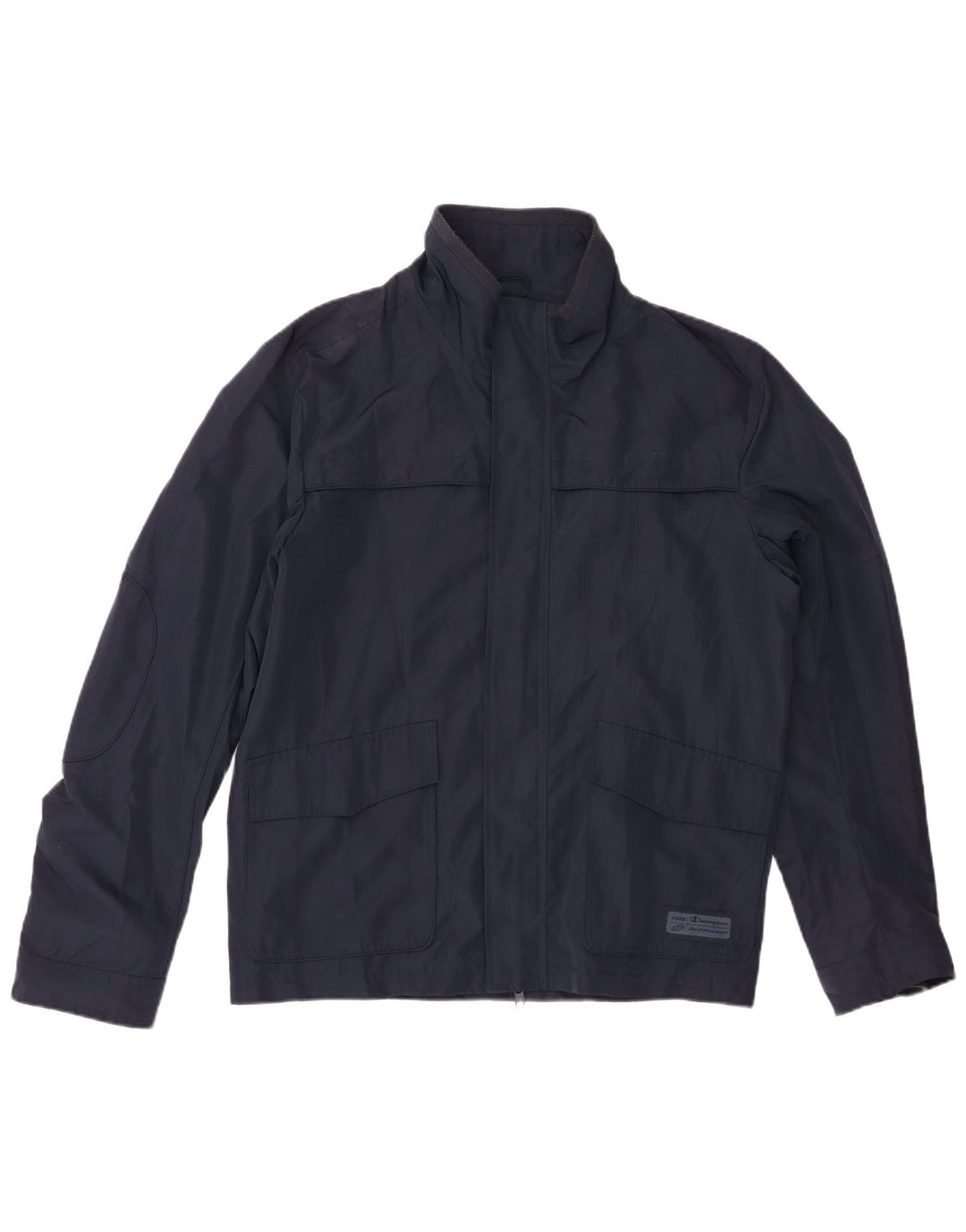 CHAMPION Herre Utility Jacket UK 40 Large Navy Blue Polyester