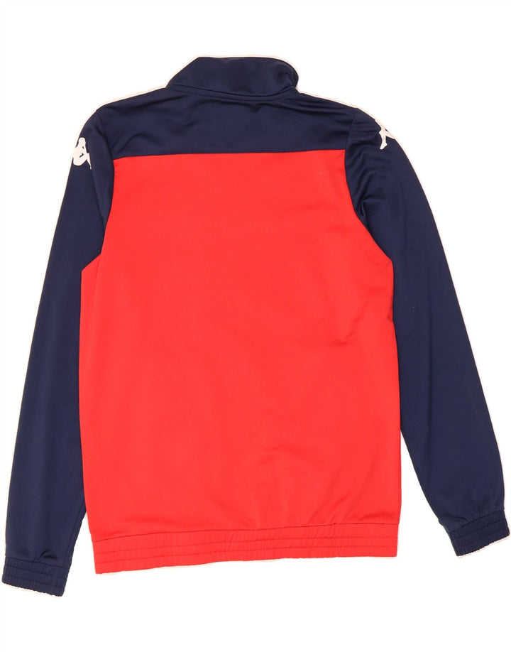 KAPPA Mens Graphic Tracksuit Top Jacket Small Navy Blue Colourblock Vintage Kappa and Second-Hand Kappa from Messina Hembry 