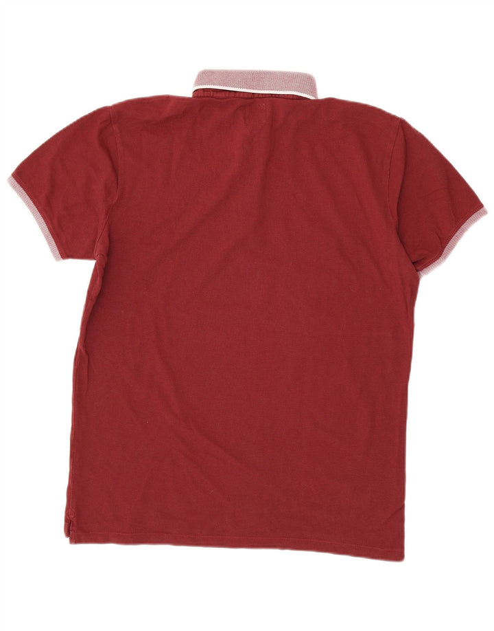 JACK WILLS Rugby poloshirt til mænd Medium Burgundy